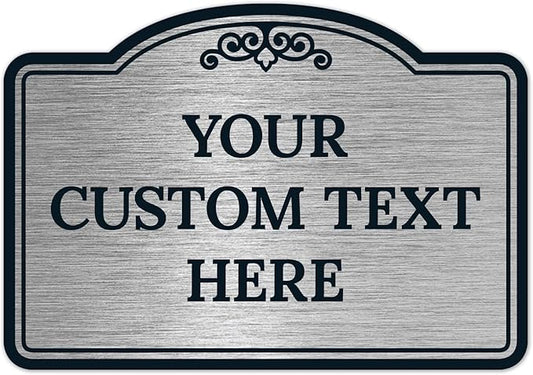 Custom Decorative Sign, Personalized Metal Sign by SigoSigns