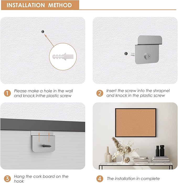 Board2by 2-Pack Cork Board Bulletin Board 36 x 48, Office Board - Image 7