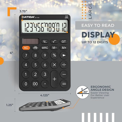 CATIGA 12 Digit Desktop Calculator - Image 4