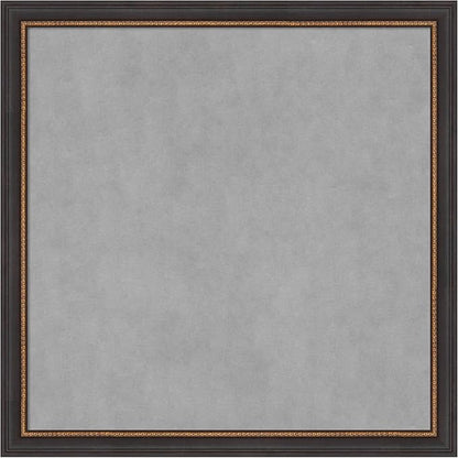 Amanti Art Black Framed Magnetic Board 27x27 Medium Vision Board by AmantiArt