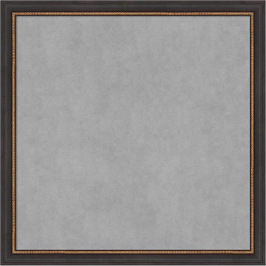 Amanti Art Black Framed Magnetic Board 27x27 Medium Vision Board by AmantiArt