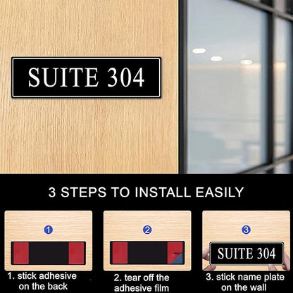 Custom Office Engraved Name Plate, Personalized Elegant Name Plates - Image 3
