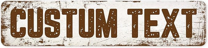 Custom Sign, Custom Street Sign, 11 Font Colors, 13 Font Styles, 4 Hole Options by MySignCenter