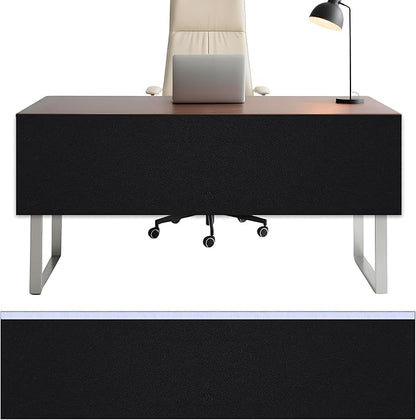 Under Desk Privacy Panel 62 x 15 Inch Self-Adhesive Modesty Panel Table Skirts by Unknown