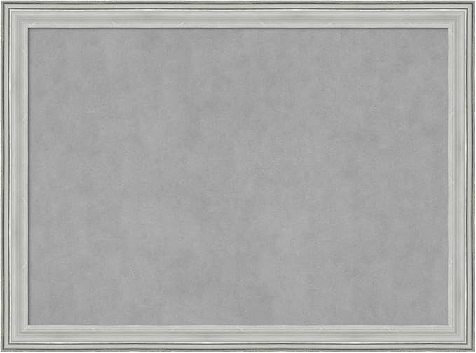 Amanti Art Silver Framed Magnetic Board 23x31 Medium Vision Board by AmantiArt