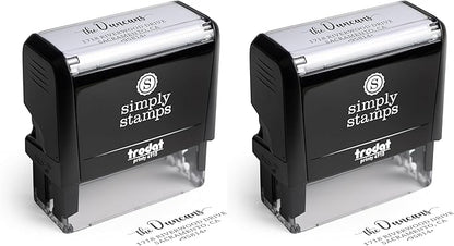 The Duncans Personalized Self-Inking Address Stamp | Envelope Return Address by 904Custom