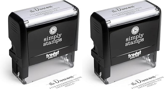 The Duncans Personalized Self-Inking Address Stamp | Envelope Return Address by 904Custom