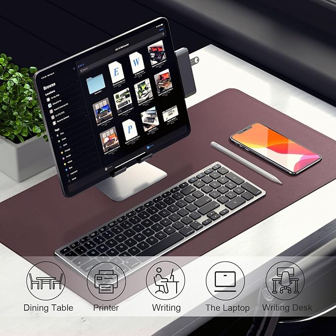 Large Desk Pad, 47.2'' x 23.6'', Computer Mat - Image 5