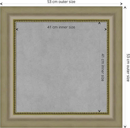 Amanti Art Silver Framed Magnetic Board 21x21 Small Vision Board - Image 4
