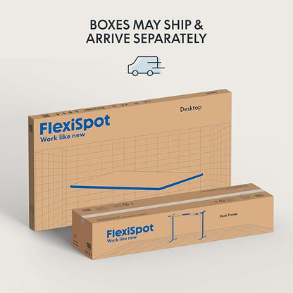 FLEXISPOT EN1 Bamboo Standing Desk, 60 x 30 Inches Whole-Piece Electric - Image 9