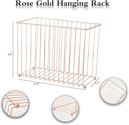 Hanging rose gold file manager, equipped - Image 3
