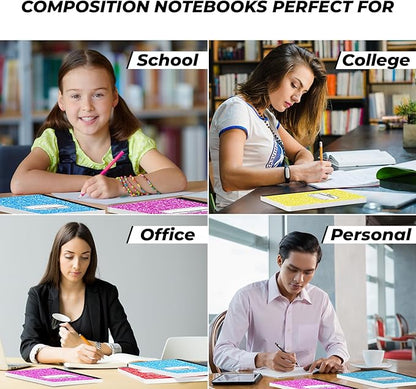 Rosmonde 1000 Pack Composition Notebook Bulk, College Ruled, Pallet of - Image 6