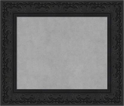 Amanti Art Black Framed Magnetic Board 23x27 Small Vision Board by AmantiArt