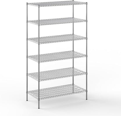 Regal Altair 24" Deep x 48" Wide x 86" Height Wire Shelving Kit | 6-Tier | NSF by Regal+Altair