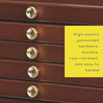 MEEDEN 10-Drawer Art Supply Storage Box, Beech Wood Art Box, Large Capacity - Image 6