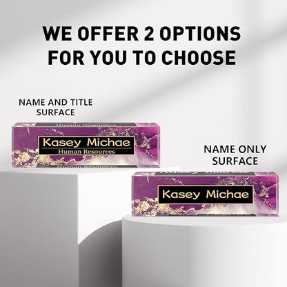 SalaGraphics Desk Name Plate Personalized, Custom - Image 2