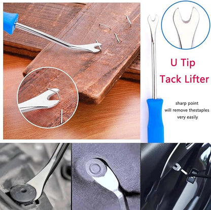 PUWANY 3pcs Upholstery Staple Remover Tool Includes Nail Puller Staples Puller - Image 7