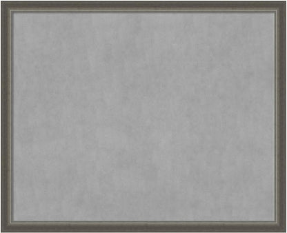 Amanti Art Silver Framed Magnetic Board 35x43 X-Large Vision Board by AmantiArt