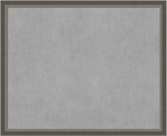 Amanti Art Silver Framed Magnetic Board 35x43 X-Large Vision Board by AmantiArt