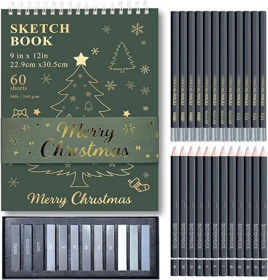 Fuxi Sketch Pad and Pencil Set | Stocking Stuffers, Art Supplies by SketchBook