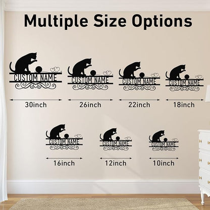 Dyoart Personalized Cat Metal Signs - Image 6