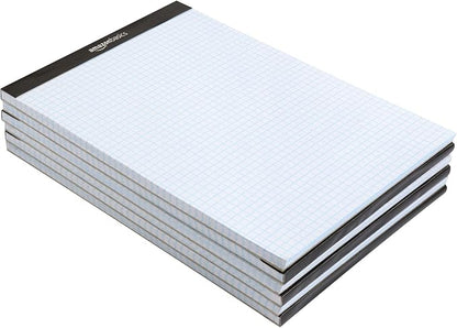 Amazon Basics Quad Ruled Graph Paper Pad, 600 Sheets, Letter Size 8.5 x 11 in - Image 3