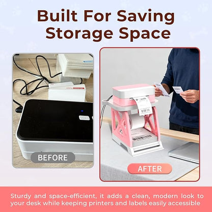 Guermok 3-in-1 Thermal Label Holder Stand - Image 8