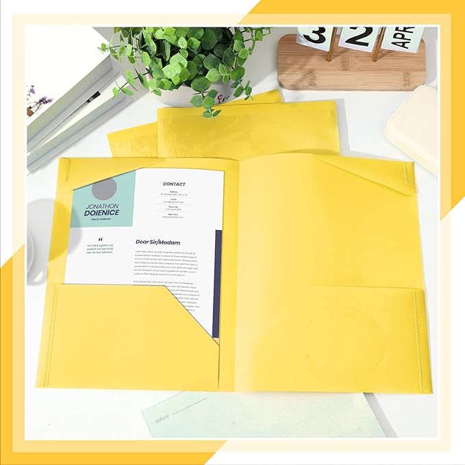Henoyso 18 Pcs Plastic Folders - Image 4