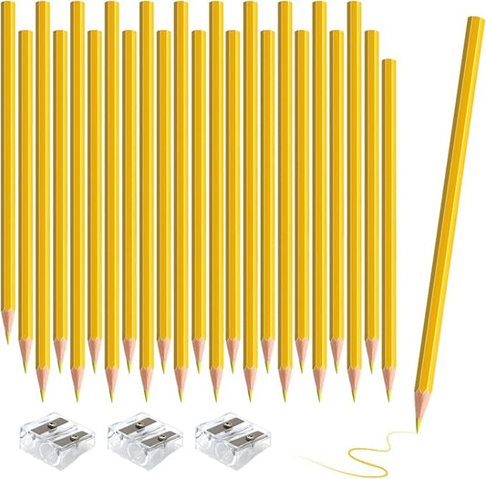sqzrmdcg 36 PCS Yellow Colored Pencils, Pre-sharpened Professional Wooden Art by Unknown