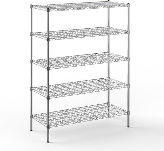 Regal Altair 21" Deep x 48" Wide x 64" Height Wire Shelving Kit | 5-Tier | NSF by Regal+Altair