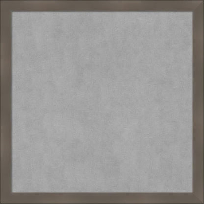 Amanti Art Grey Framed Magnetic Board 26x26 Medium Vision Board by AmantiArt