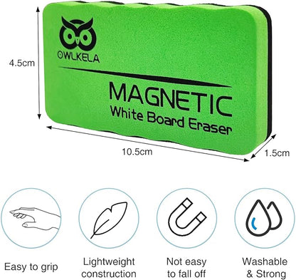 OWLKELA Magnetic Whiteboard Eraser, Dry Eraser Board Erasers, Dry Eraser - Image 2