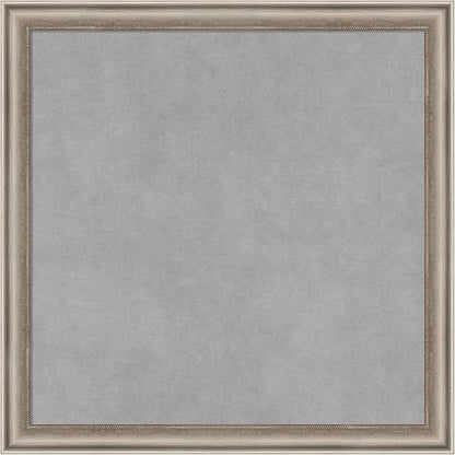 Amanti Art Silver Framed Magnetic Board 18x18 Small Vision Board by AmantiArt
