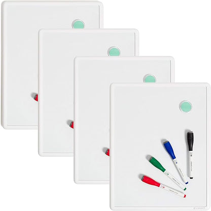 U Brands Contempo Magnetic Dry Erase Board White Board Bundle, Includes 4 Boards by UBrands
