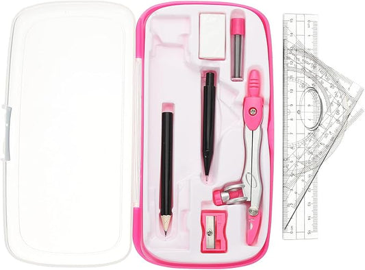 PATIKIL Geometry Precision Tool Set, Rose Red by PATIKIL