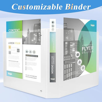 CIXILDTS 1.5-inch D Ring Binders, 3 Ring Binder Fit US Letter Size Paper - Image 6