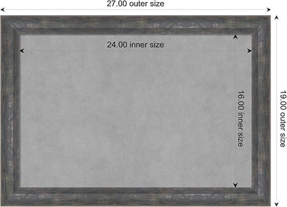 Amanti Art Grey Framed Magnetic Board 19x27 Medium Vision Board - Image 4