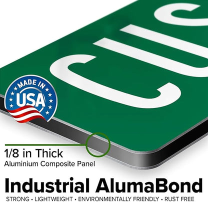 Custom Street Sign, Road/Address Sign, 8 Colors, Reflective Option, Mounting - Image 3