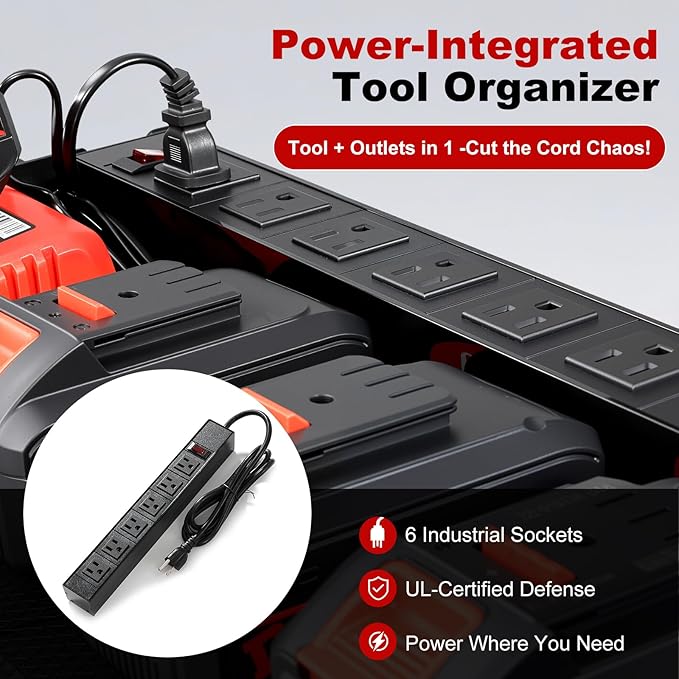ERVNYNT 3 layers power tool organizer Loads 150lbs - Image 4