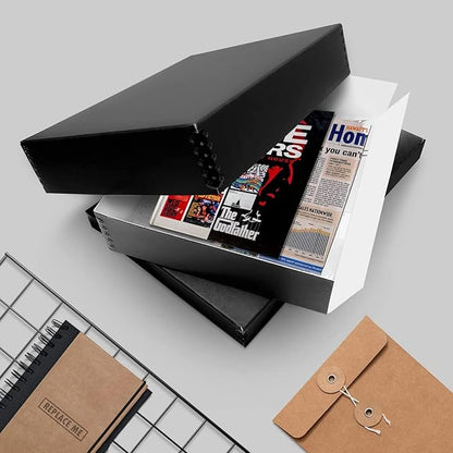 Lineco Museum Archival Storage Box, 11.75x15.25x3 in. Drop Front Design. - Image 8