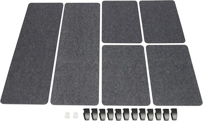 ReFocus Raw Clamp-On Acoustic Desk Divider Mounted Privacy Panel Set – Reduce - Image 9