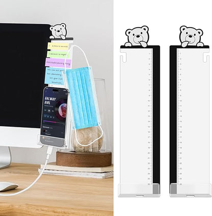 2pcs Office Desk Accessories Monitor Memo Board Computer Message Board Office - Image 7