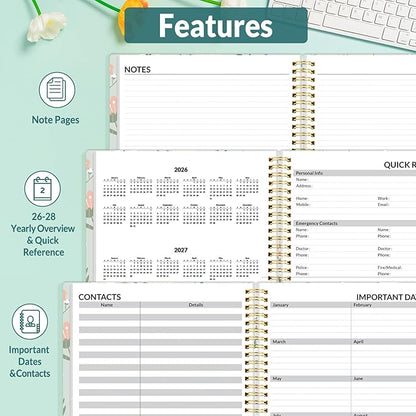 SUNEE 2026 Appointment Book, Quarter-Hourly, Weekly & Monthly - Image 5