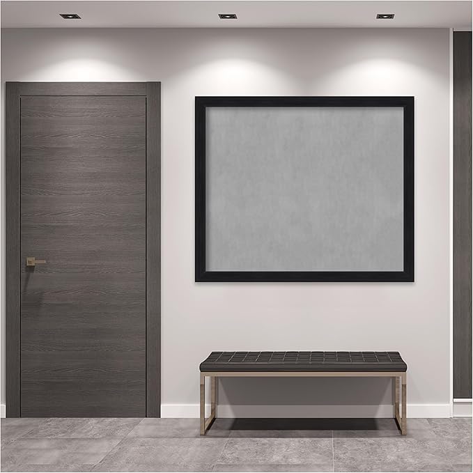 Amanti Art Black Framed Magnetic Board 45x53 Oversize Vision Board - Image 6