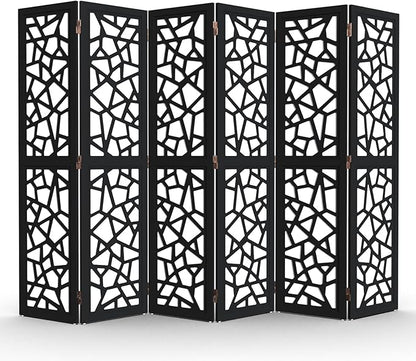 VINGLI 70'' H Room Divider, Non-Woven Fabric Privacy Screen, Indoor Partition by VINGLI