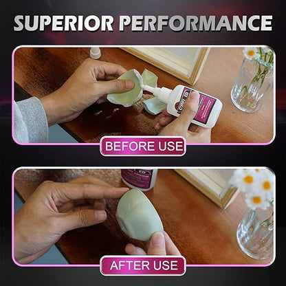 Medium-Thick Super Glue for Wood Plastic Ceramic, 56.8 Gram All Purpose Clear - Image 5