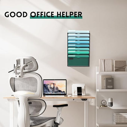 SUPEASY 8-Tier Wall File Organizer, Hanging Wall Files - Image 5