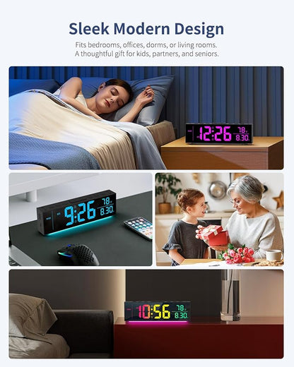 Digital Clock, Alarm Clock for Bedroom, Digital Wall Clocks for Classroom - Image 7