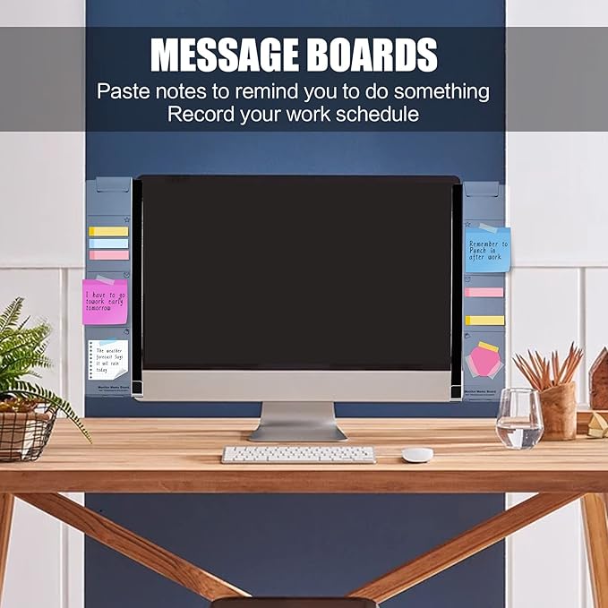 Office Desk Accessories 2pcs Multifunction Computer Monitor Memo Board - Image 6