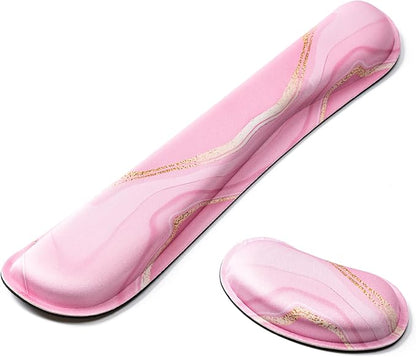 Hoewina Keyboard Wrist Rest, Ergonomic Wrist Rest, Superfine Fabric and Gel by Hoewina